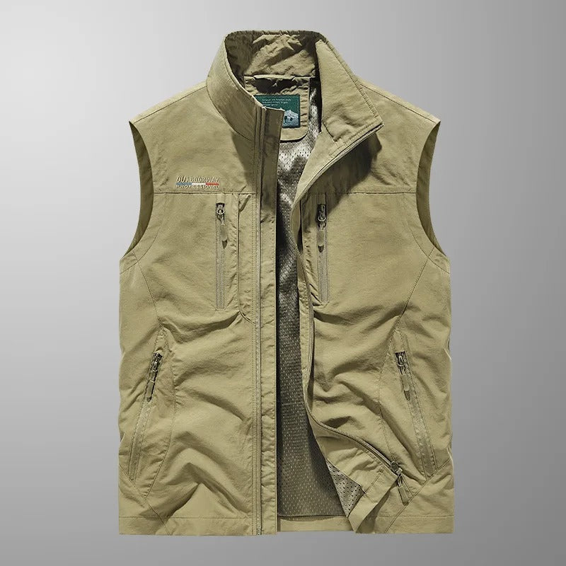 Men's Lightweight Multi-Pocket Utility Vest – Durable, Comfortable, Versatile