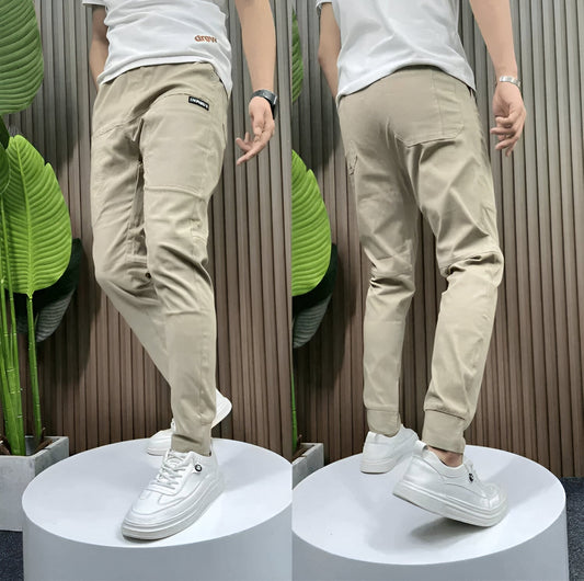 Men's Premium Durable Stretch Comfortable and Flexible Cargo Pants - Breathable Utility Pants with Pockets, Daily, Work, Outdoor Activities
