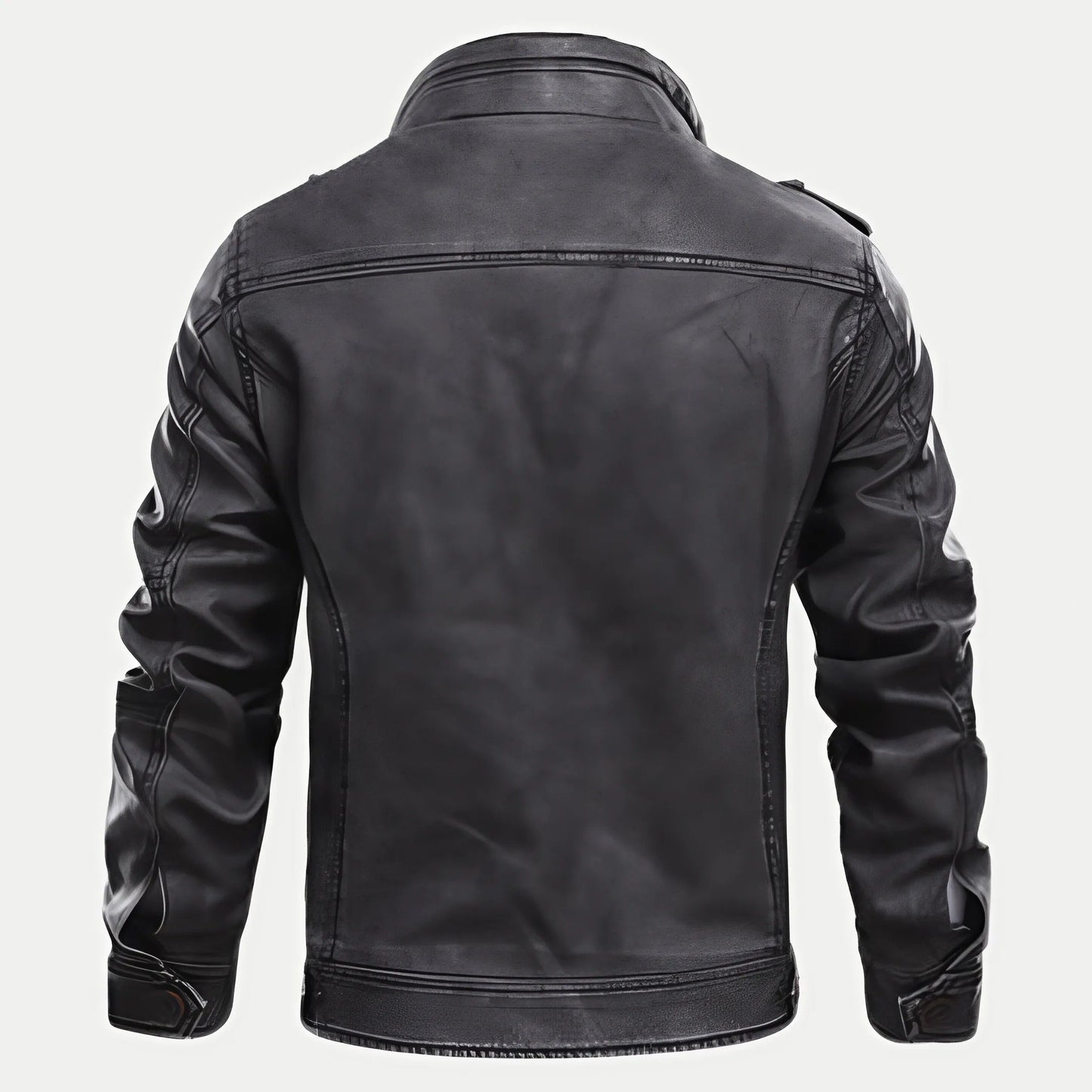 Men's Premium Classic Black Leather Jacket