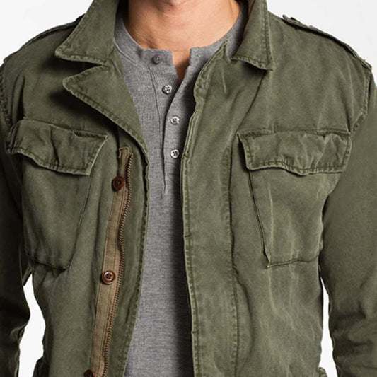 Men's Premium Vintage Tactical Work Jacket - Versatile, Comfortable